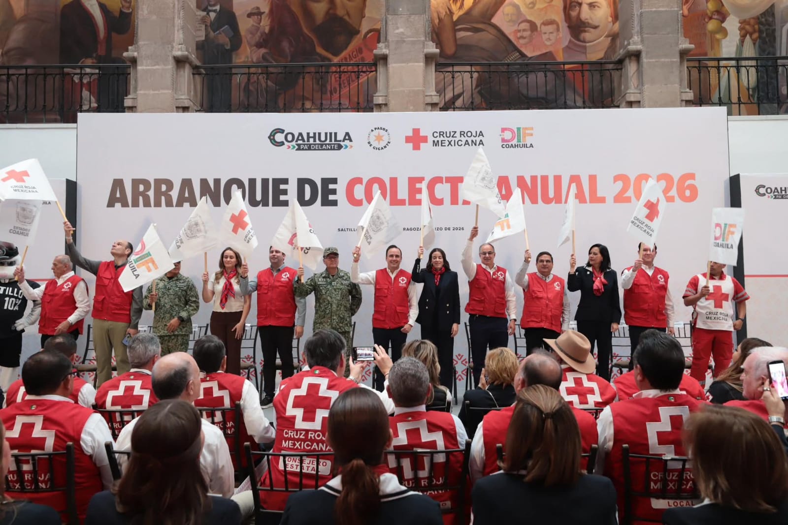 ARRANCAMOS EN COAHUILA LA COLECTA ANUAL DE LA CRUZ ROJA: MANOLO
