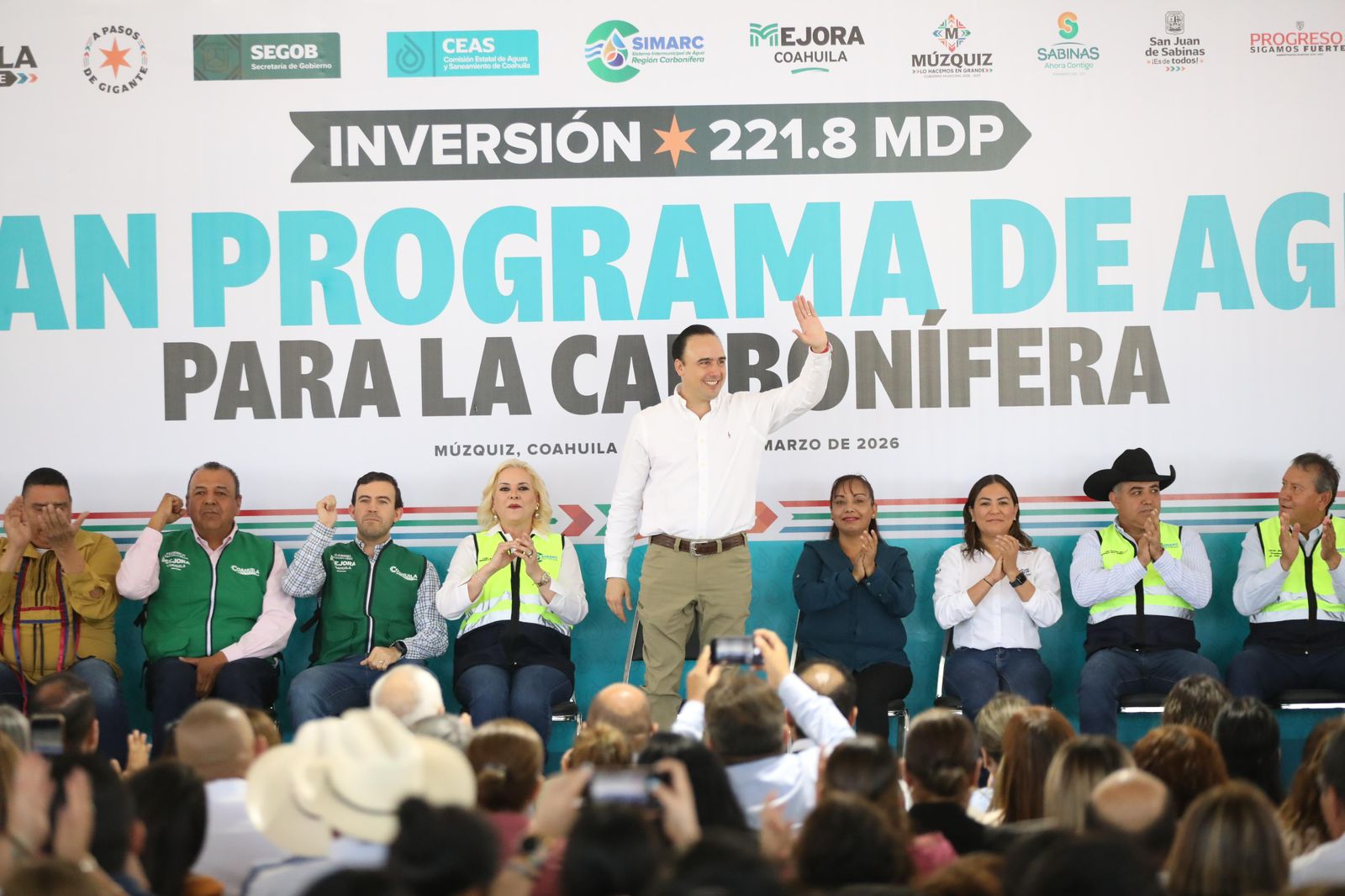 ARRANCAN PROGRAMA HISTÓRICO DE AGUA Y DRENAJE EN LA CARBONÍFERA