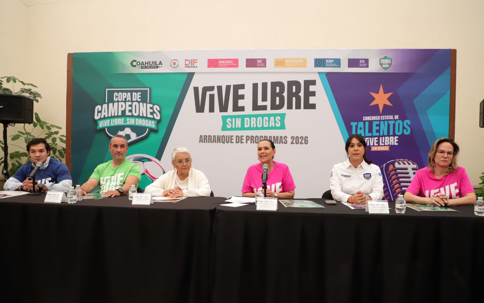 CON EL PROGRAMA VIVE LIBRE SIN DROGAS EL DIF COAHUILA FORTALECE LA PREVENCIÓN Y ATENCIÓN DE ADICCIONES