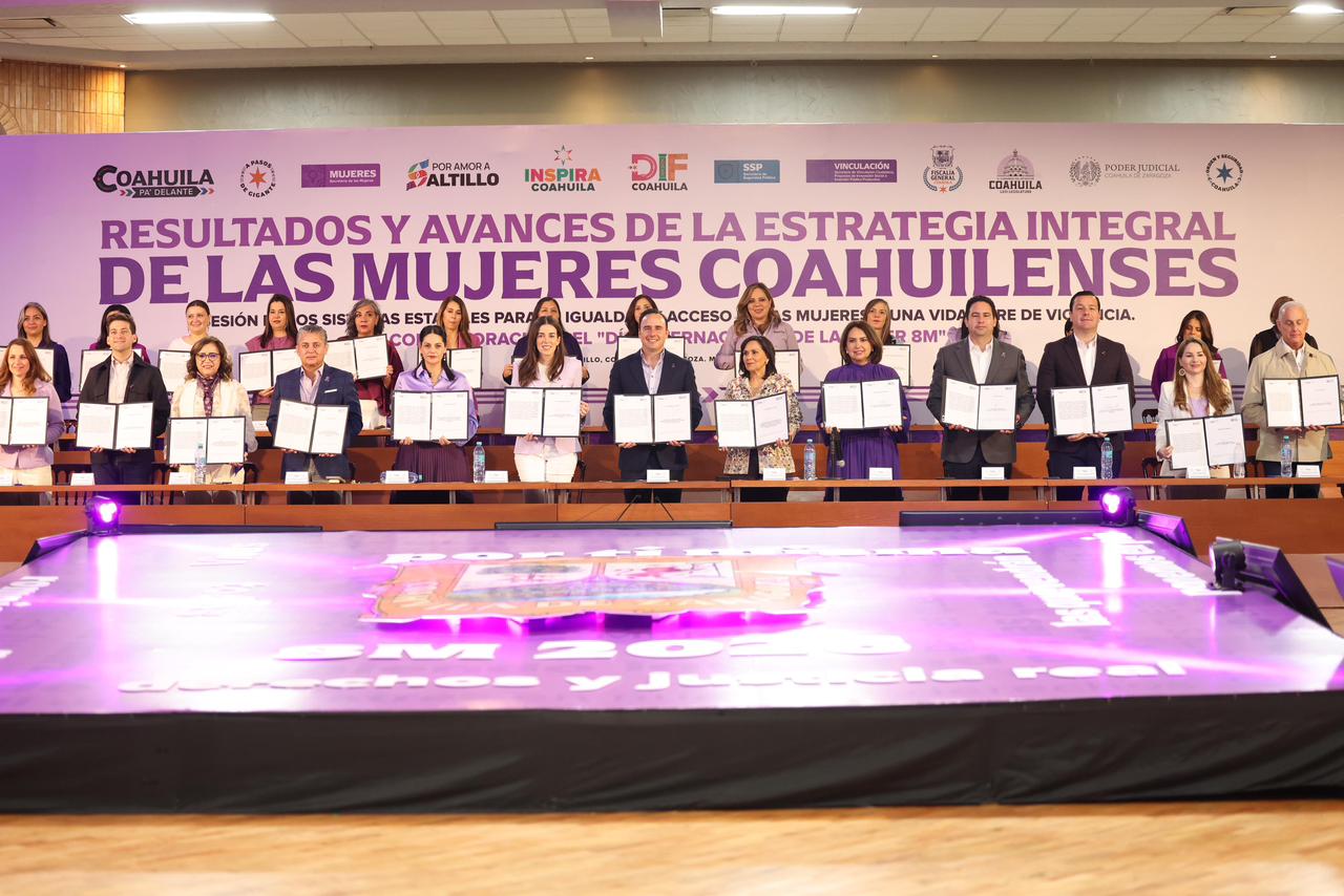 EN COAHUILA TRABAJAMOS TODOS LOS DÍAS POR EL BIEN DE LAS MUJERES: MANOLO