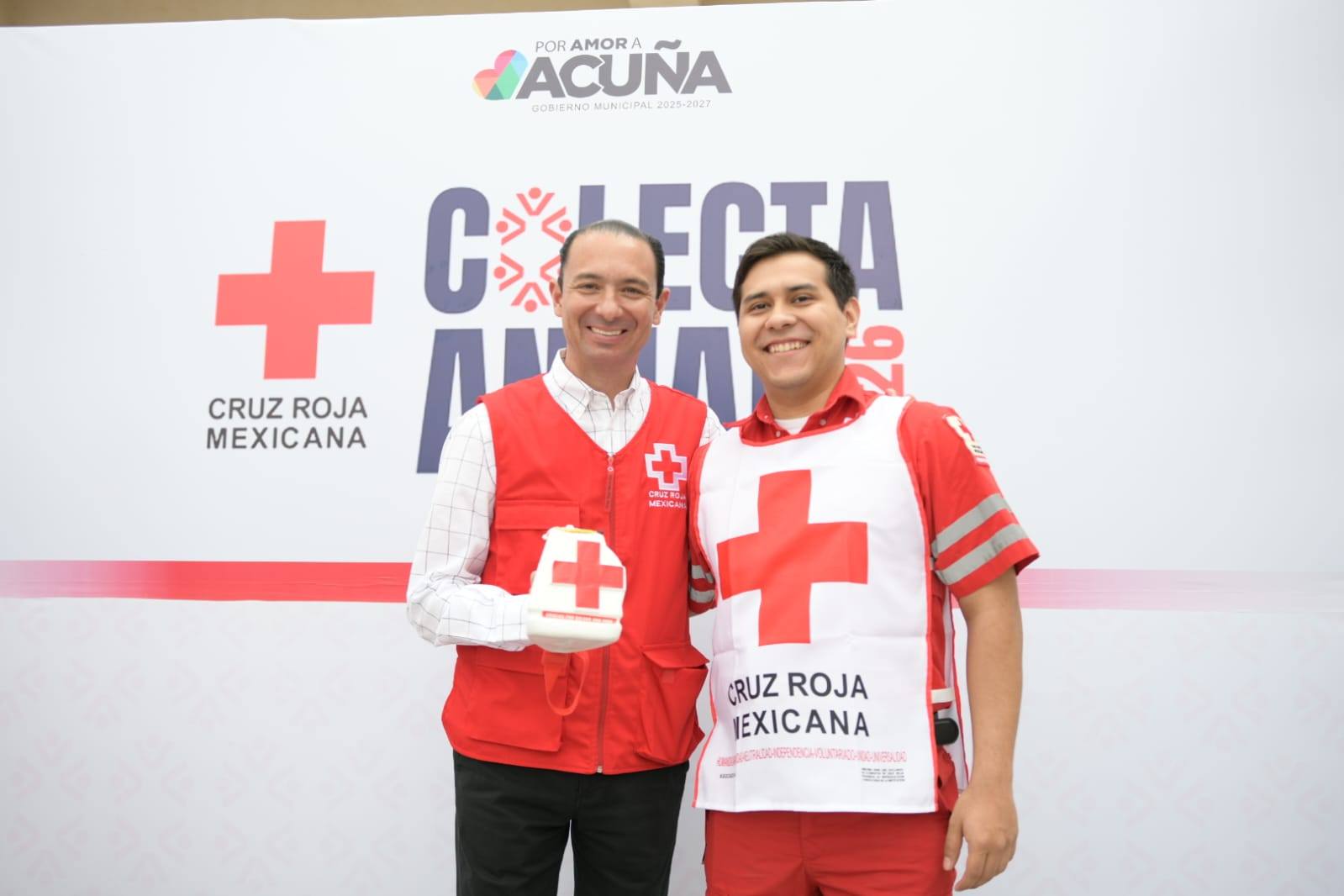 GOBIERNO DE UNIDAD Y CRUZ ROJA MEXICANA DAN ARRANQUE A LA COLECTA ANUAL 2026