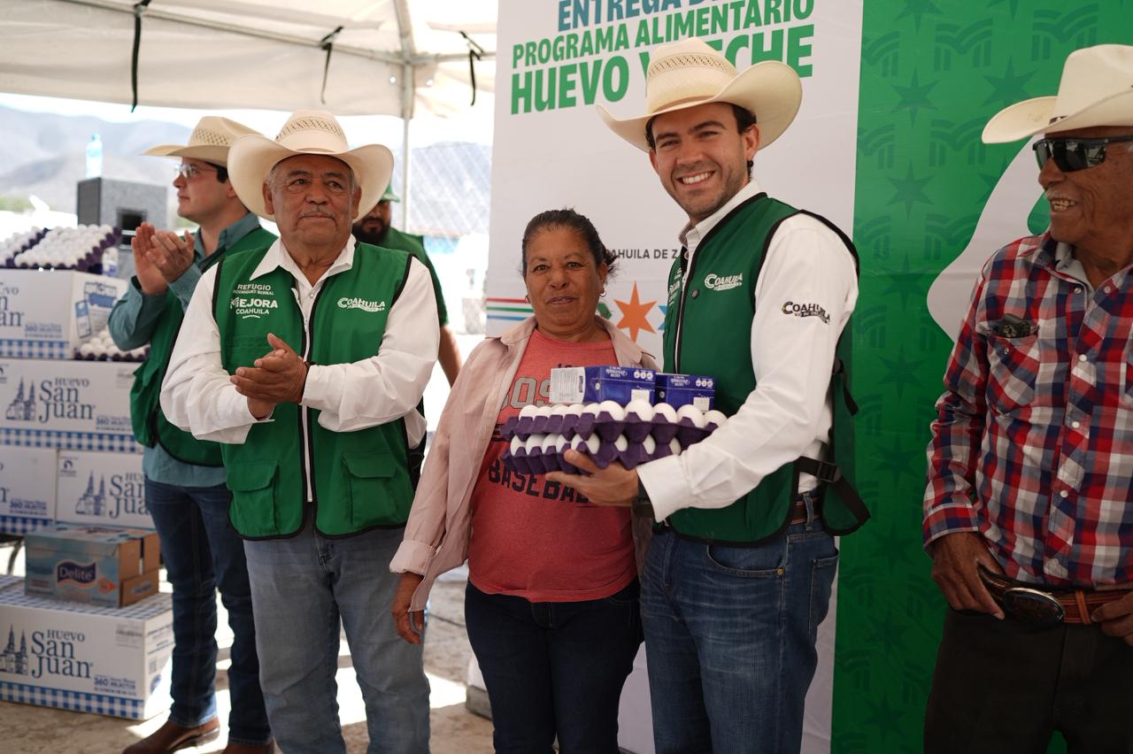PROGRAMA ALIMENTARIO DE “HUEVO Y LECHE” LLEGA A COMUNIDADES RURALES