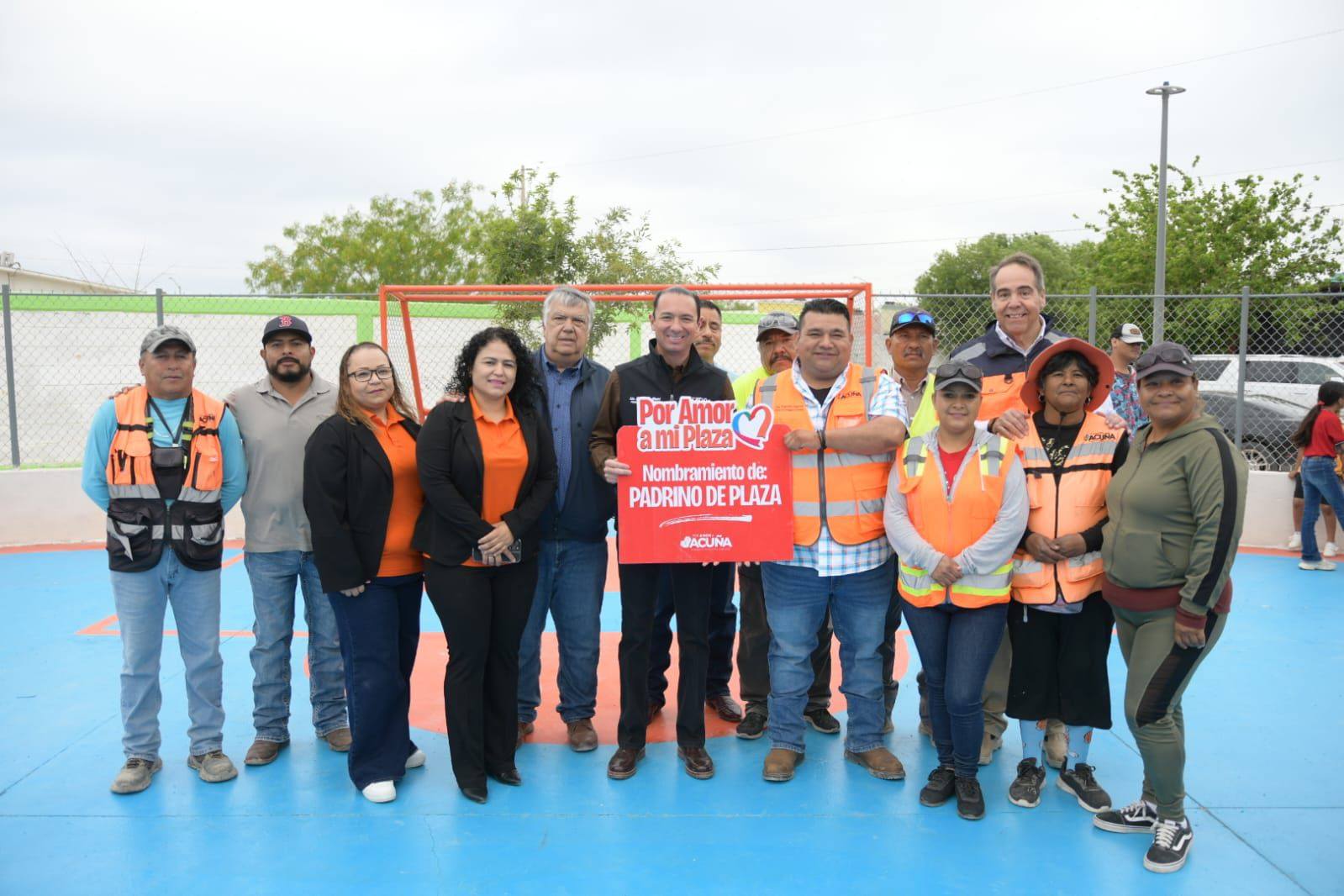 REHABILITA GOBIERNO MUNICIPAL PLAZA EN ACOROS A TRAVÉS DEL PROGRAMA “POR AMOR A MI PLAZA”