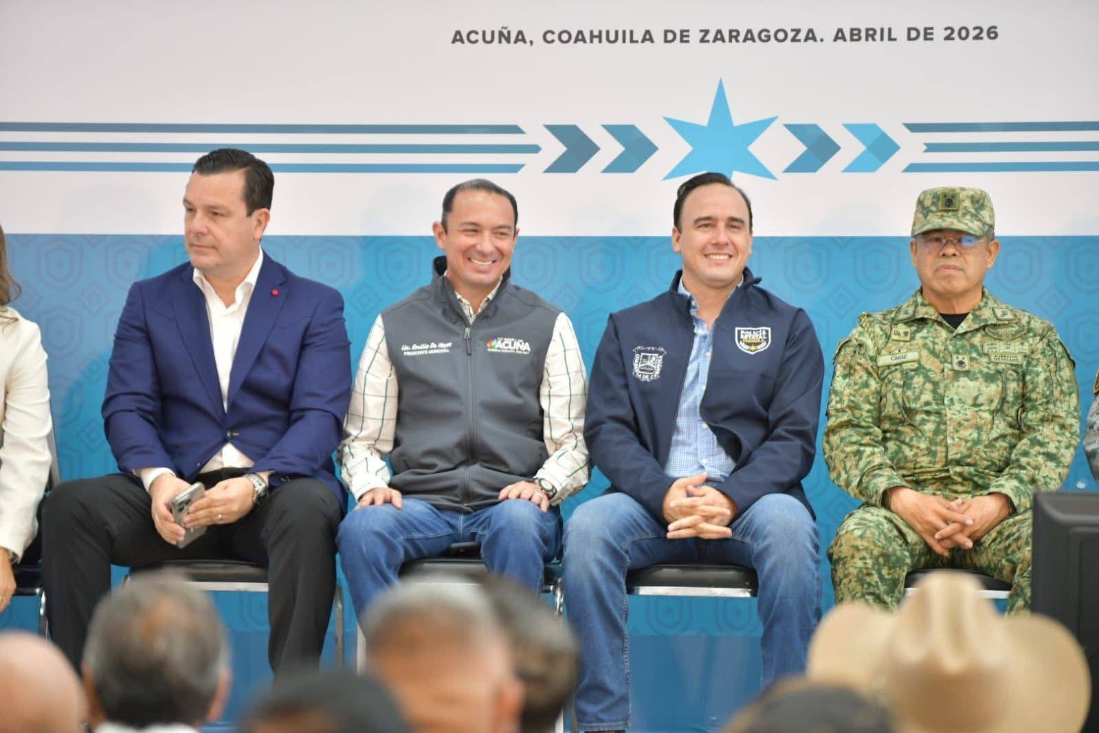 ALCALDE Y GOBERNADOR IMPULSAN RED DE VIDEOINTELIGENCIA PARA FORTALECER LA SEGURIDAD EN ACUÑA