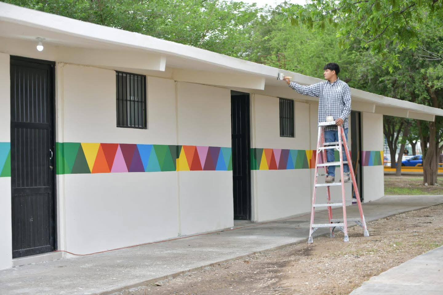 SUPERVISAN MEJORAS EN EL PARQUE BRAULIO FERNÁNDEZ AGUIRRE