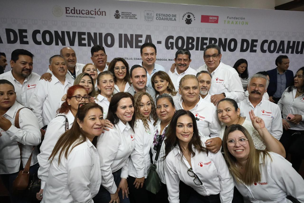 COAHUILA EL ESTADO CON LA MAYOR COBERTURA DE EDUCACIÓN BÁSICA DEL PAÍS: INEA