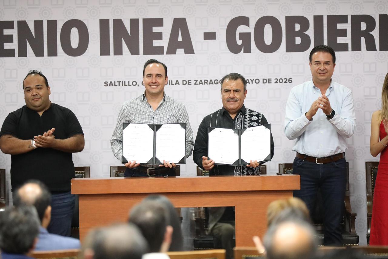 COAHUILA EL ESTADO CON LA MAYOR COBERTURA DE EDUCACIÓN BÁSICA DEL PAÍS: INEA