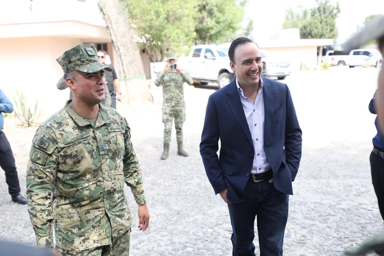 EN EQUIPO CON LA MARINA BLINDAMOS LAS FRONTERAS DE  COAHUILA: MANOLO