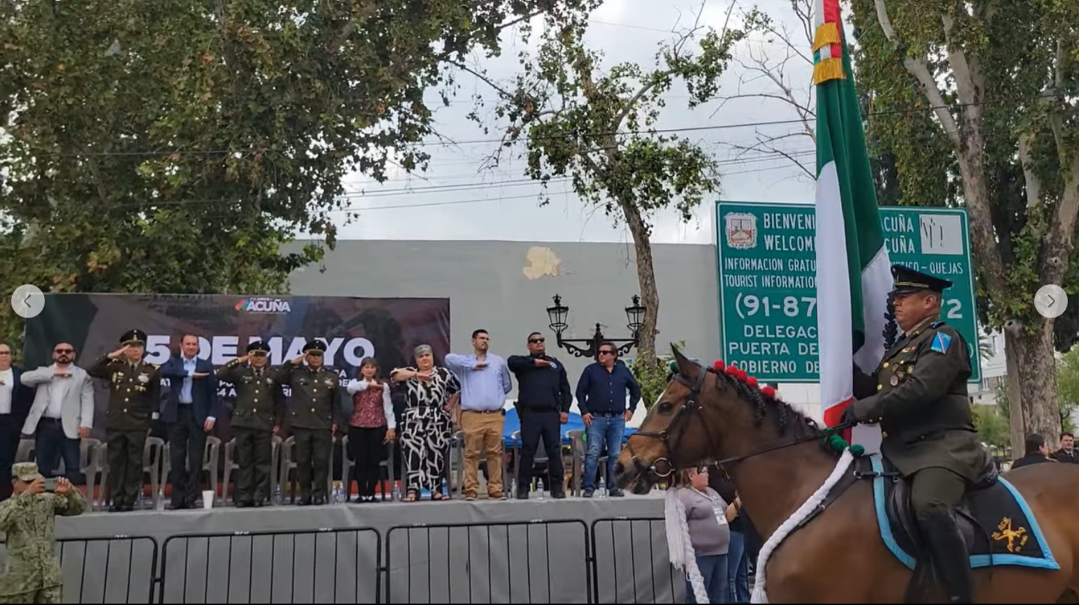 Encabeza Emilio desfile cívico – militar