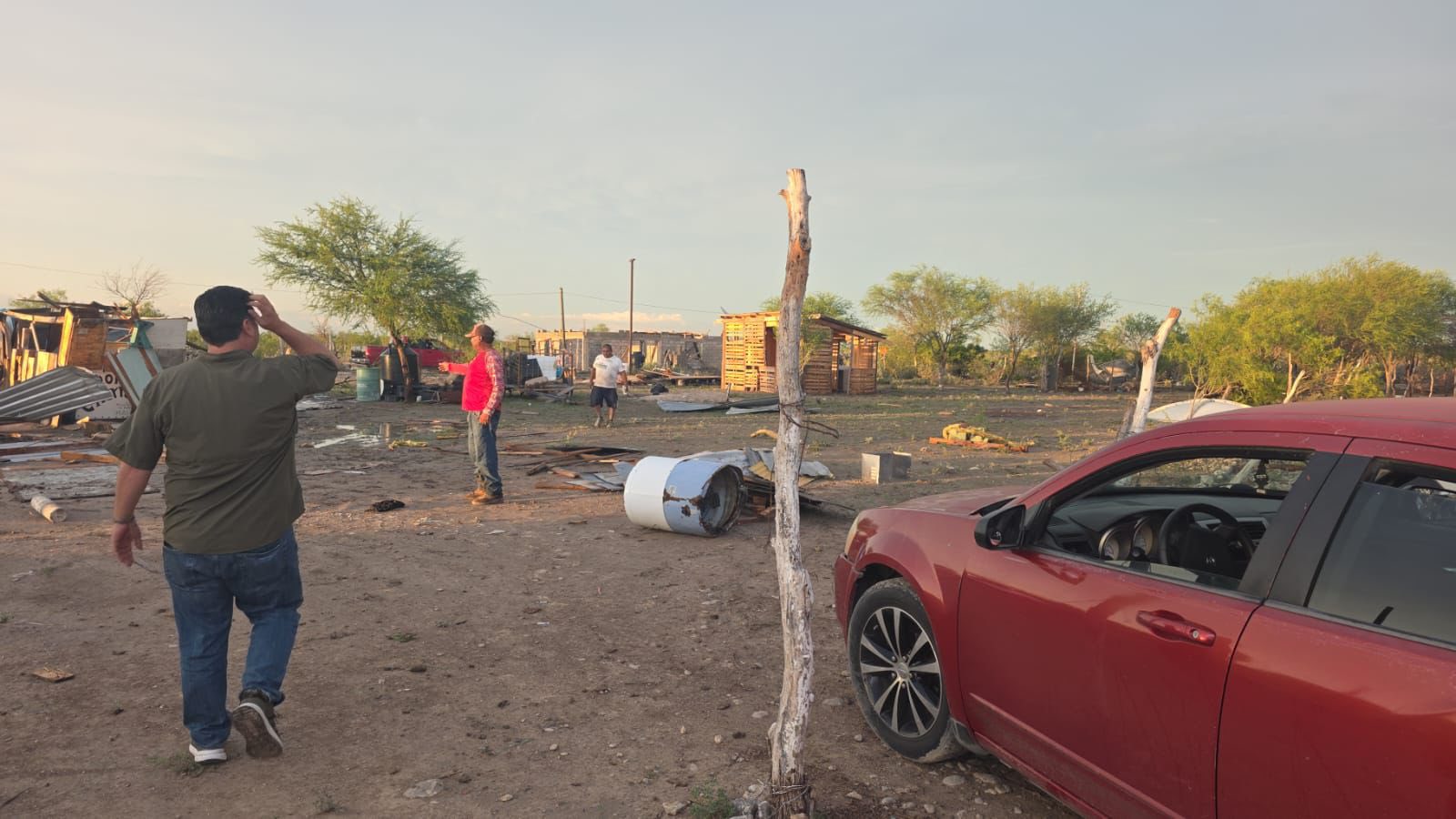PROTECCIÓN CIVIL INFORMA SOBRE VÓRTICES TORNÁDICOS EN EL NORTE DE COAHUILA
