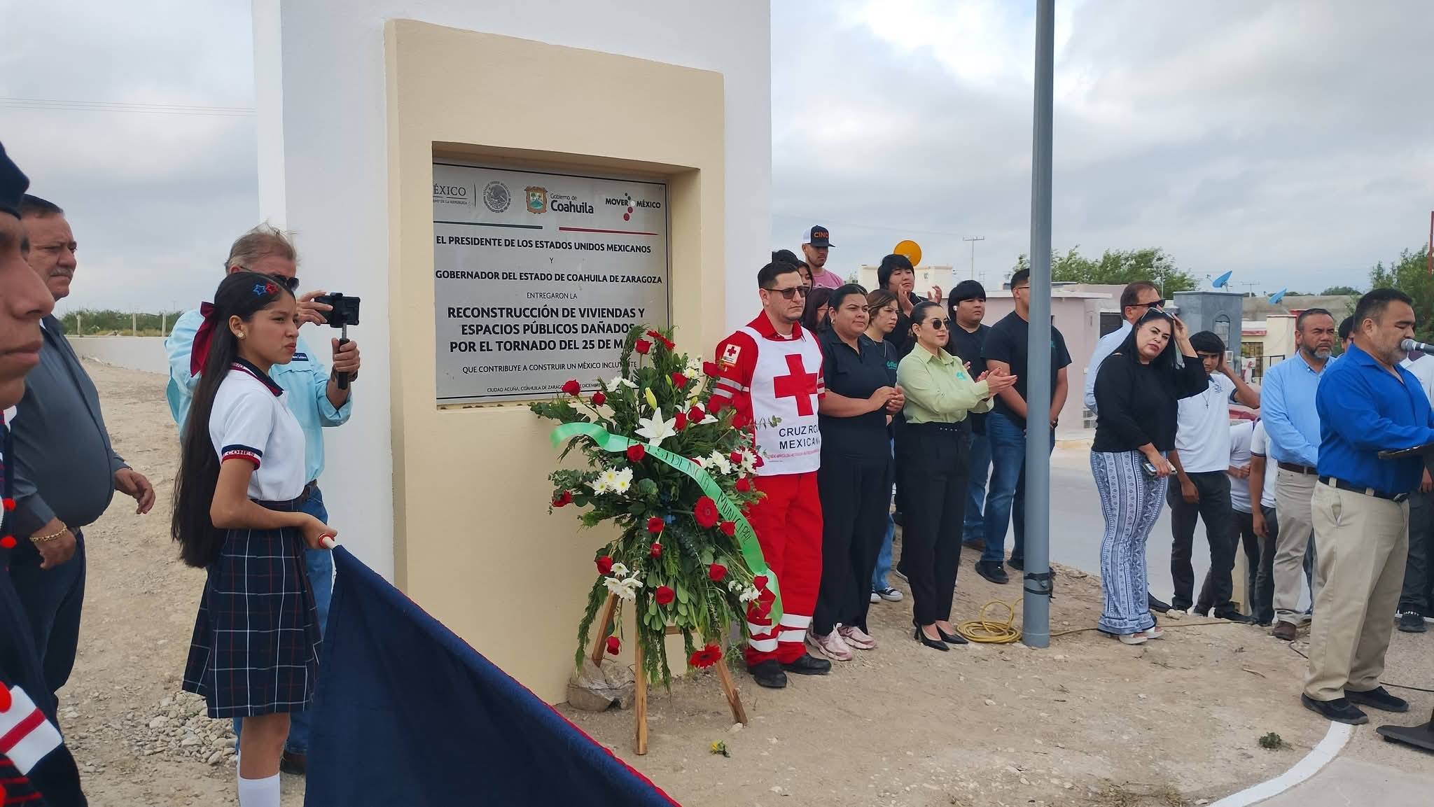 Recuerdan en Acuña a víctimas del tornado de 2015