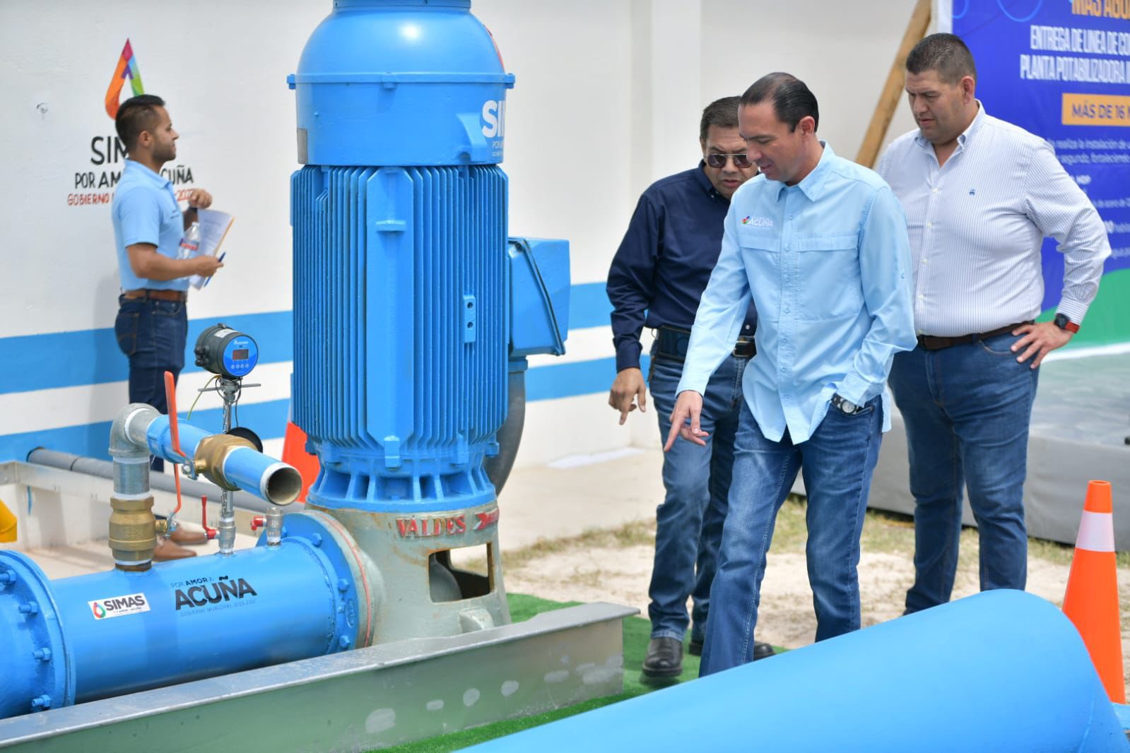 SIMAS FORTALECE EL ABASTO DE AGUA EN ACUÑA CON NUEVA LÍNEA DE CONDUCCIÓN DE SEIS KILÓMETROS