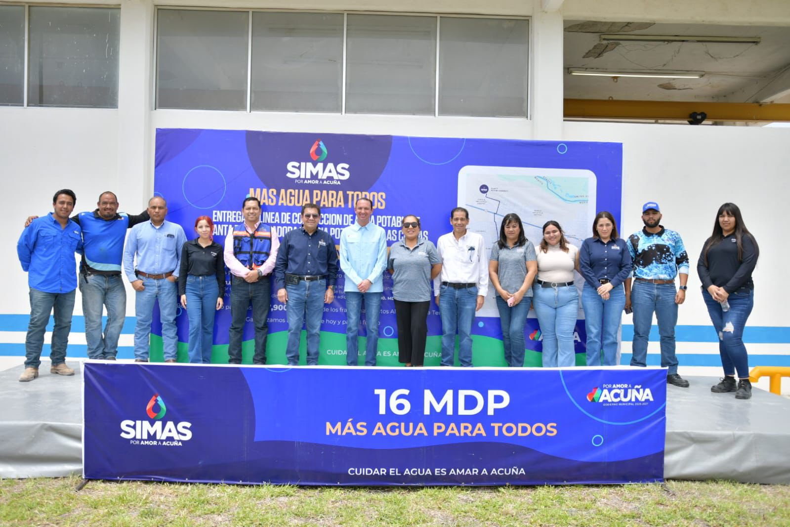 SIMAS FORTALECE EL ABASTO DE AGUA EN ACUÑA CON NUEVA LÍNEA DE CONDUCCIÓN DE SEIS KILÓMETROS