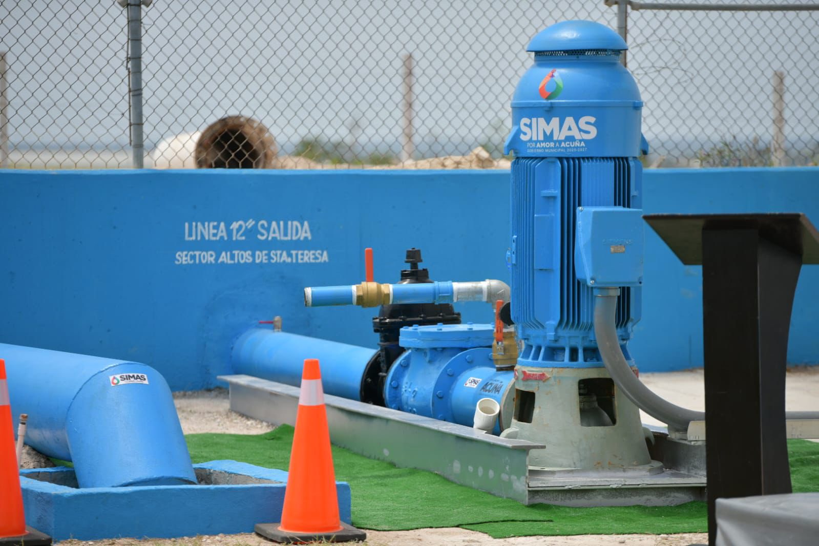 SIMAS FORTALECE EL ABASTO DE AGUA EN ACUÑA CON NUEVA LÍNEA DE CONDUCCIÓN DE SEIS KILÓMETROS
