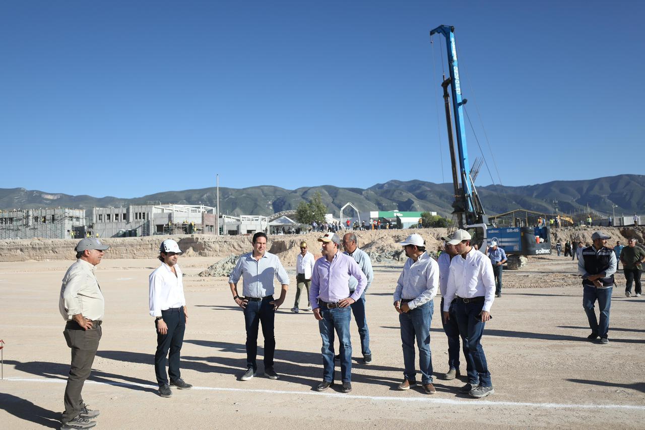 SUPERVISA MANOLO JIMÉNEZ TRABAJOS DE CONSTRUCCIÓN DE LA EXPO COAHUILA