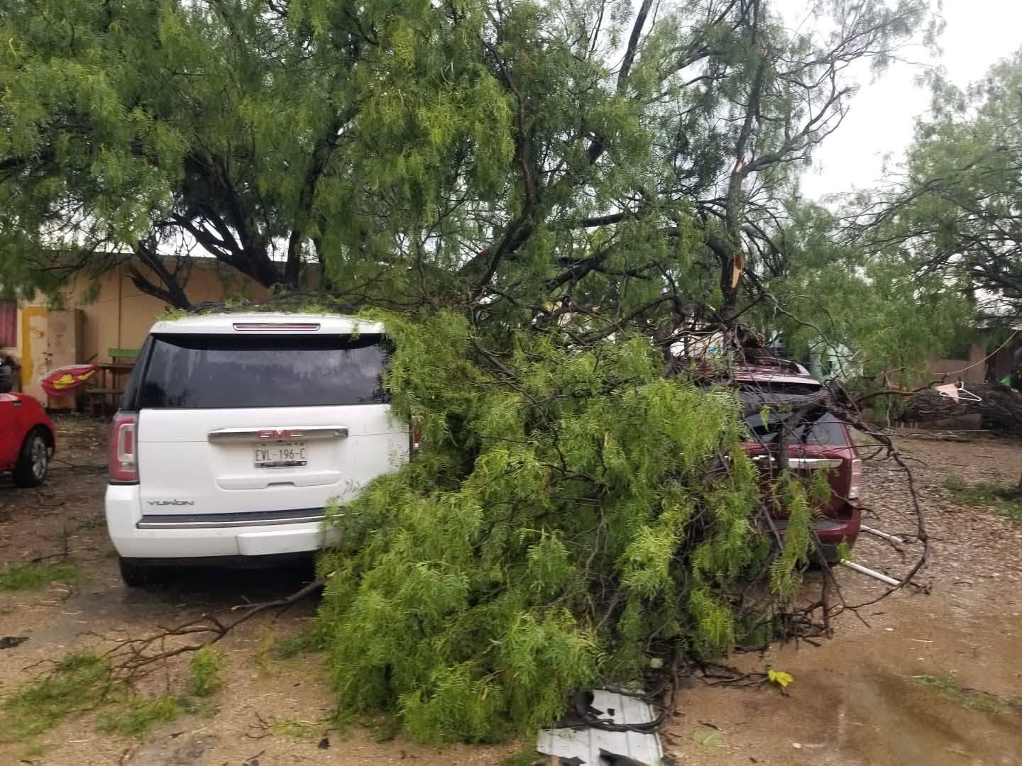 Cortes de agua y electricidad dejó la tormenta que cayó en Acuña