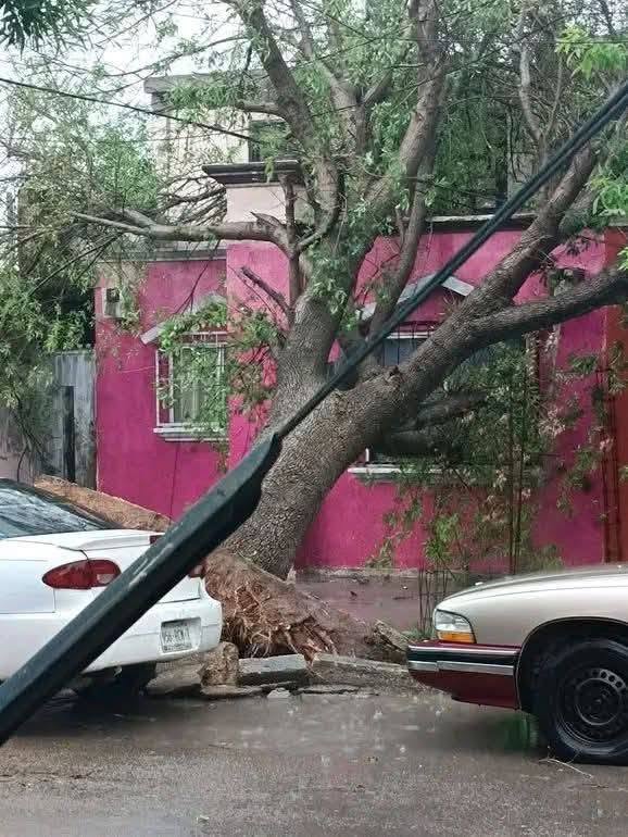 Cortes de agua y electricidad dejó la tormenta que cayó en Acuña