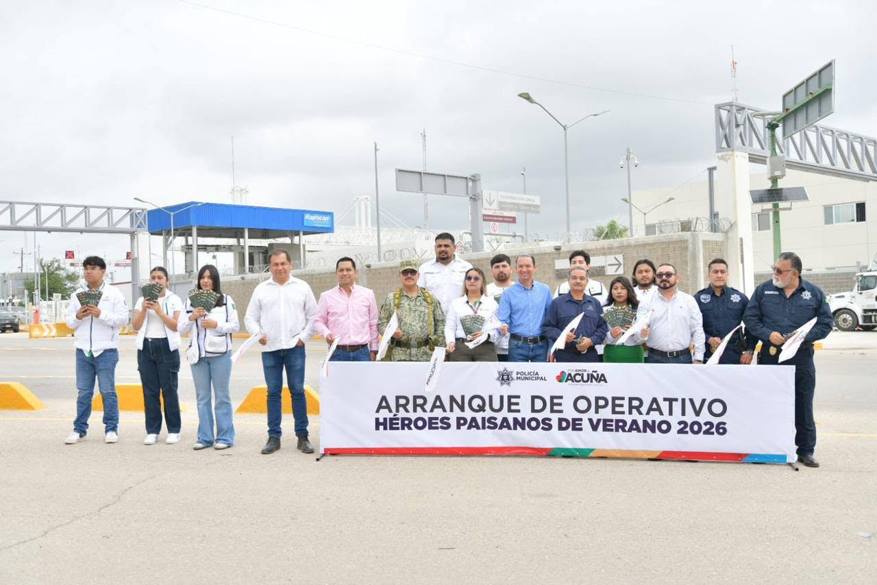 GOBIERNO MUNICIPAL DA INICIO AL OPERATIVO HÉROES PAISANOS VERANO 2026