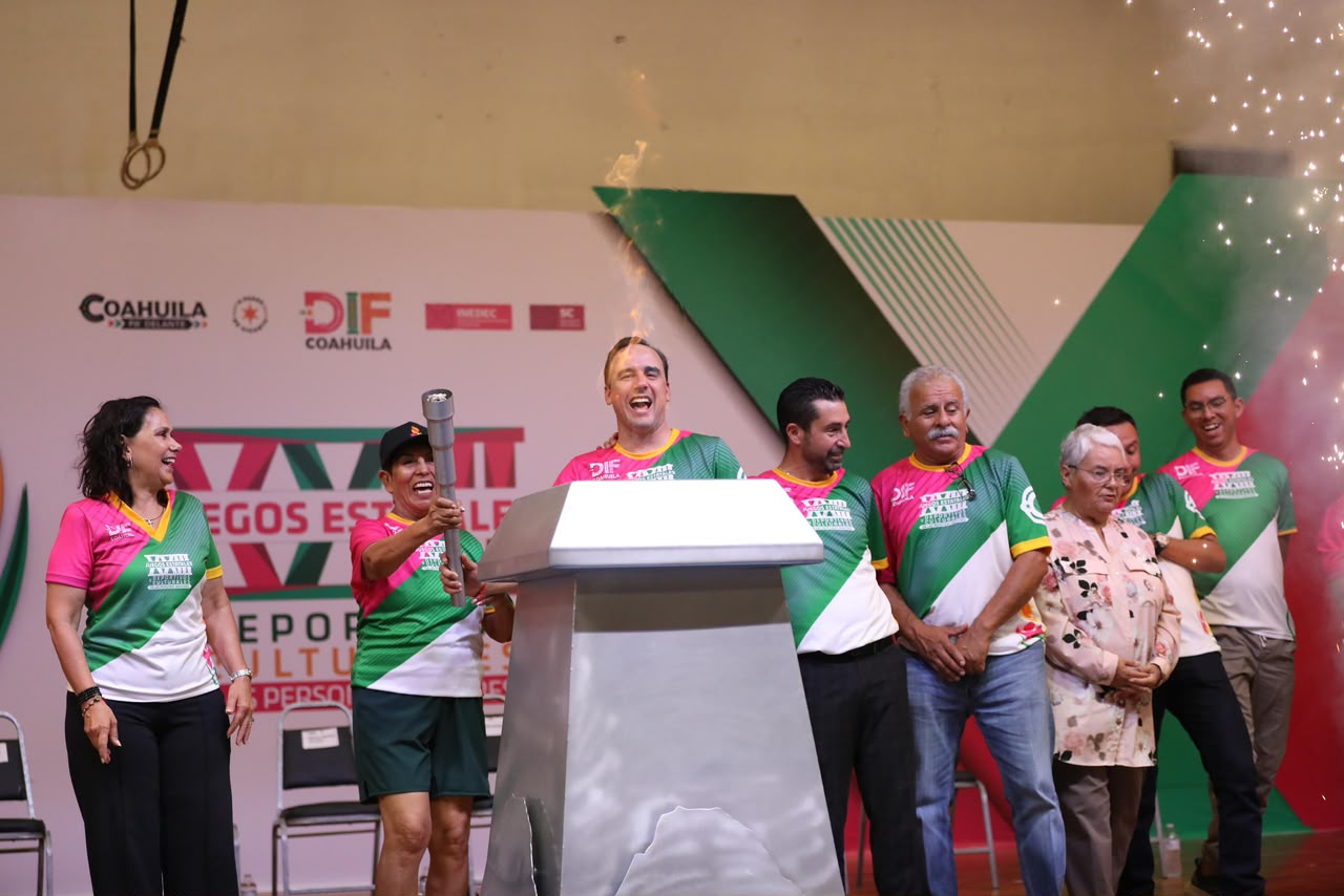 INAUGURA MANOLO  LOS XXIII JUEGOS ESTATALES DEPORTIVOS Y CULTURALES DE LAS PERSONAS ADULTAS MAYORES
