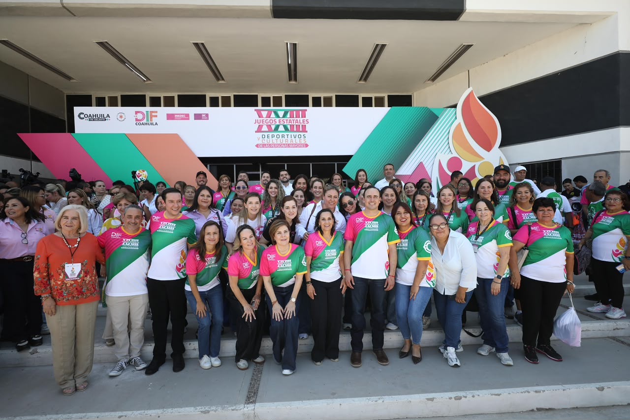 INAUGURA MANOLO  LOS XXIII JUEGOS ESTATALES DEPORTIVOS Y CULTURALES DE LAS PERSONAS ADULTAS MAYORES