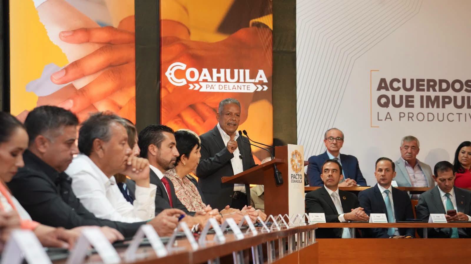 Participa la CTM en la firma del Pacto Coahuila 2026