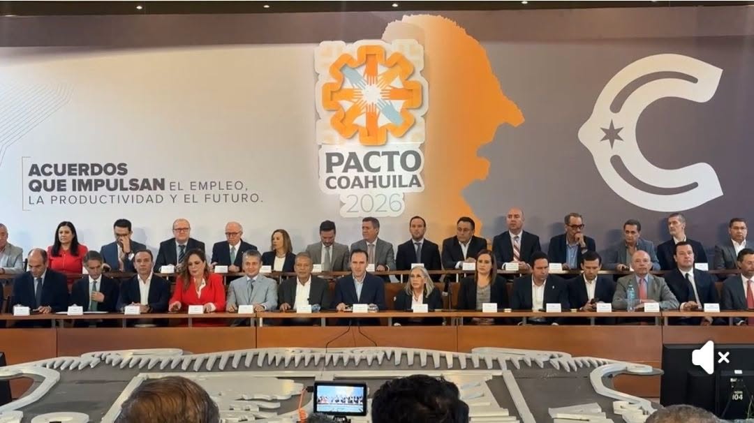 Participa la CTM en la firma del Pacto Coahuila 2026