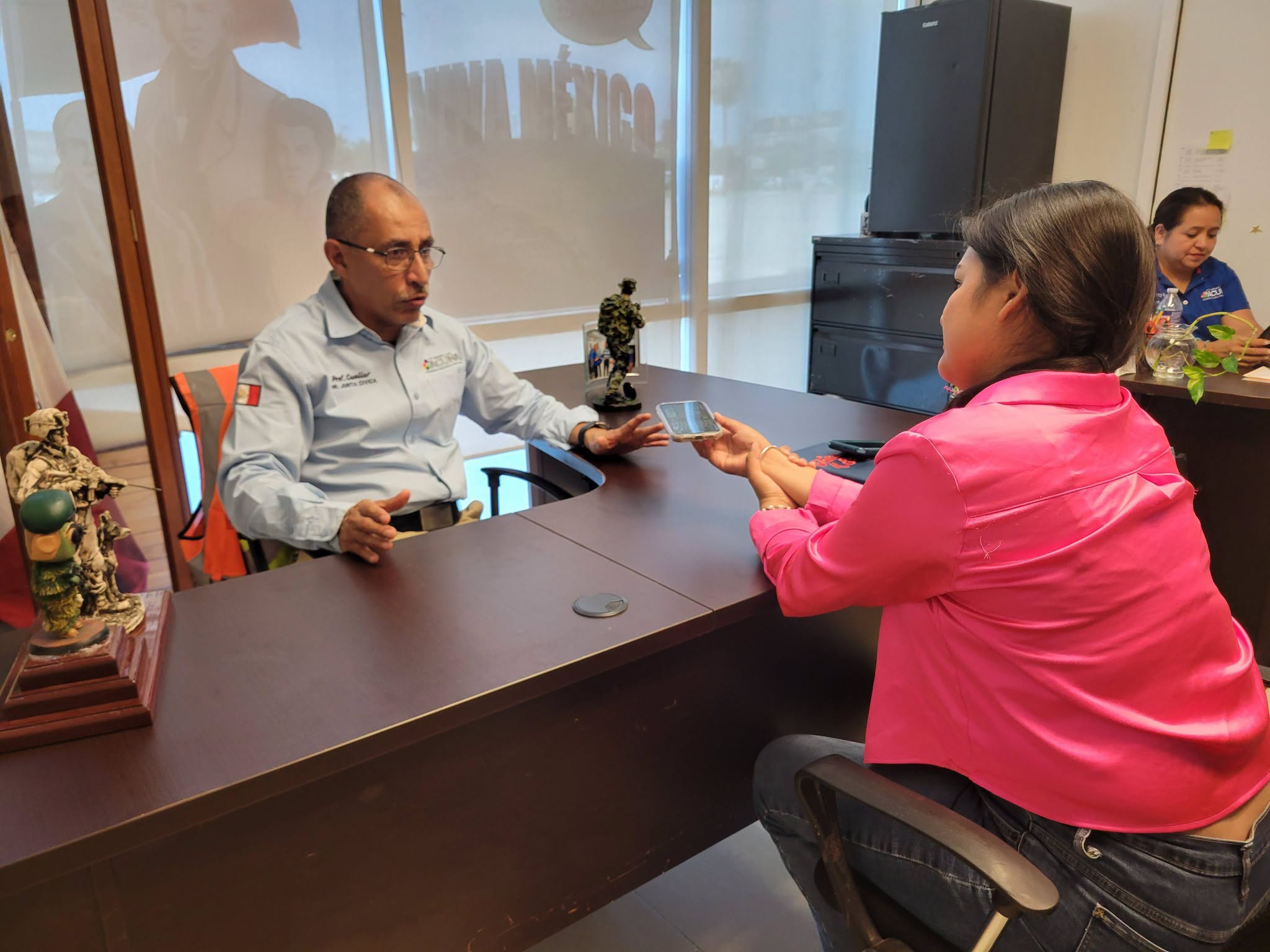 Realizan Guardia de Honor en el busto de Benjamín Canales