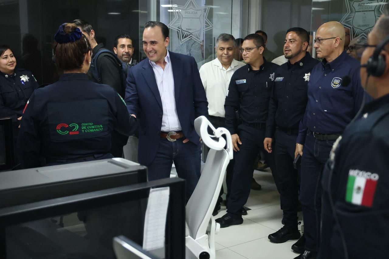 REITERAMOS TODA NUESTRA VOLUNTAD Y TRABAJO EN EQUIPO PARA SEGUIR FORTALECIENDO LA SEGURIDAD DE TORREÓN: MANOLO