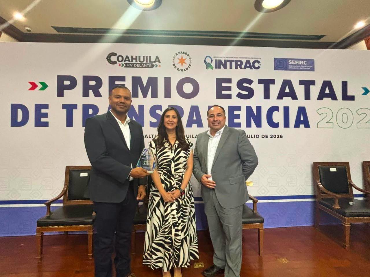 ACUÑA RECIBE PREMIO ESTATAL DE TRANSPARENCIA 2026 POR NIVEL DE EXCELENCIA