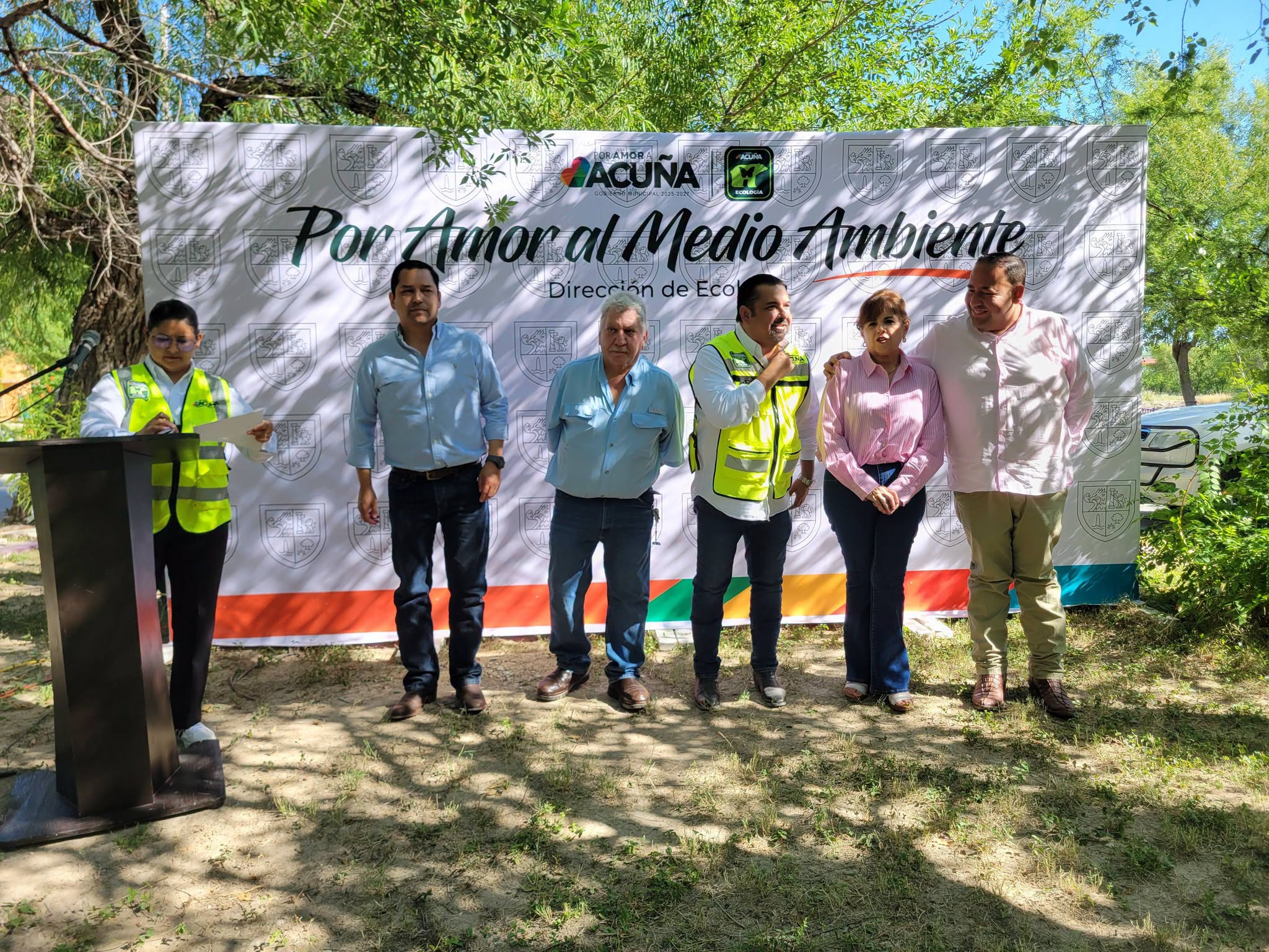 Arranca en Acuña campaña de reforestación y reciclaje