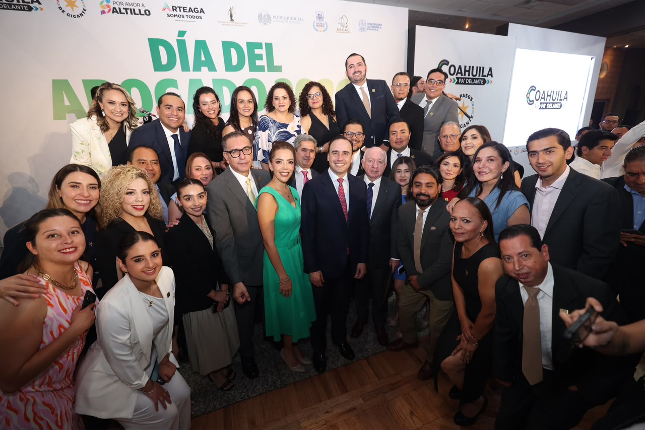 EN COAHUILA TENEMOS ESTADO DE DERECHO GRACIAS AL TRABAJO DE LAS Y LOS ABOGADOS: MANOLO
