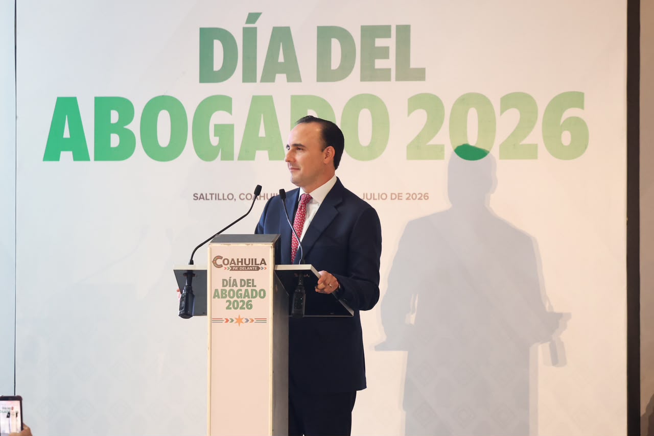 EN COAHUILA TENEMOS ESTADO DE DERECHO GRACIAS AL TRABAJO DE LAS Y LOS ABOGADOS: MANOLO