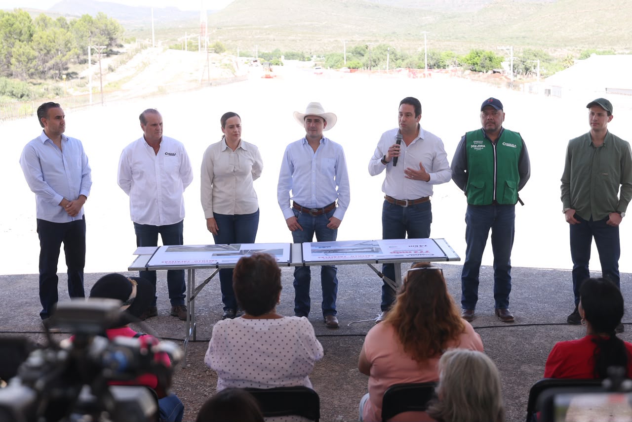 VAMOS AVANZANDO MUY BIEN CON LAS GRANDES OBRAS EN TODO COAHUILA: MANOLO