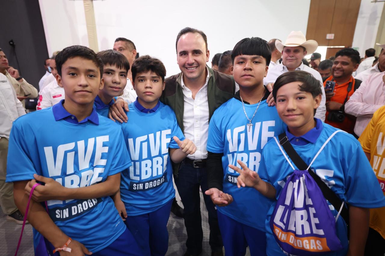 A UN AÑO DEL PROGRAMA VIVE LIBRE SIN DROGAS, COAHUILA FORTALECE LA PREVENCIÓN, ATENCIÓN Y REINSERCIÓN