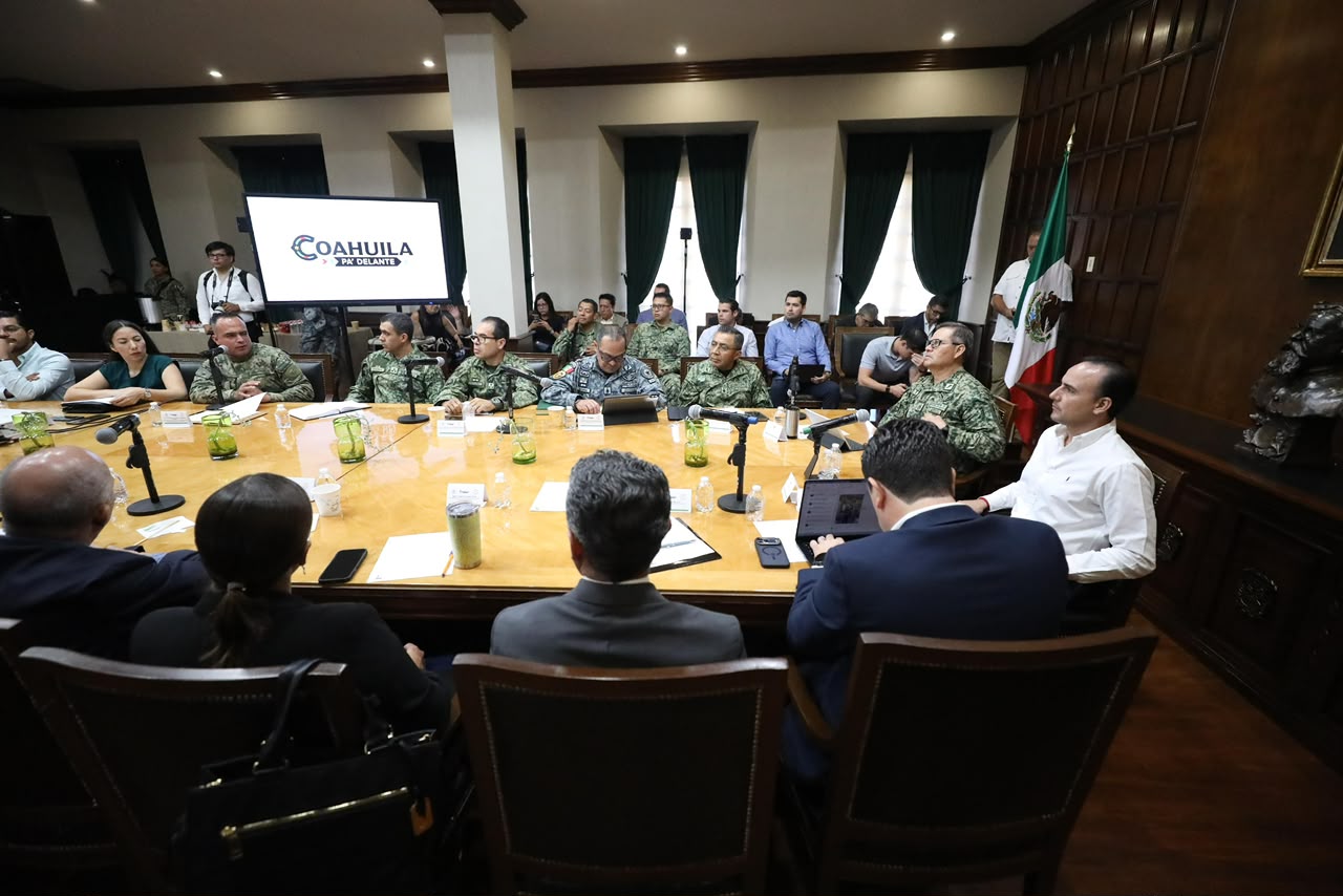 CON VOLUNTAD Y TRABAJO COORDINADO SEGUIMOS REFORZANDO LA SEGURIDAD DE COAHUILA: MANOLO