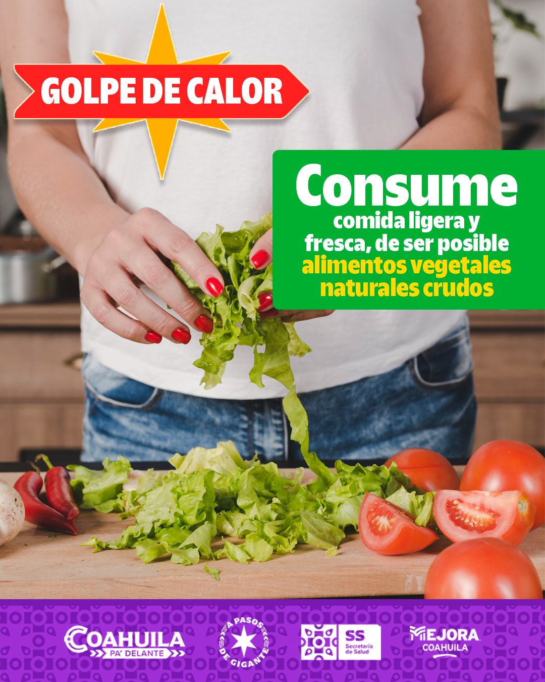 EXHORTA SECRETARÍA DE SALUD A PREVENIR EL GOLPE DE CALOR