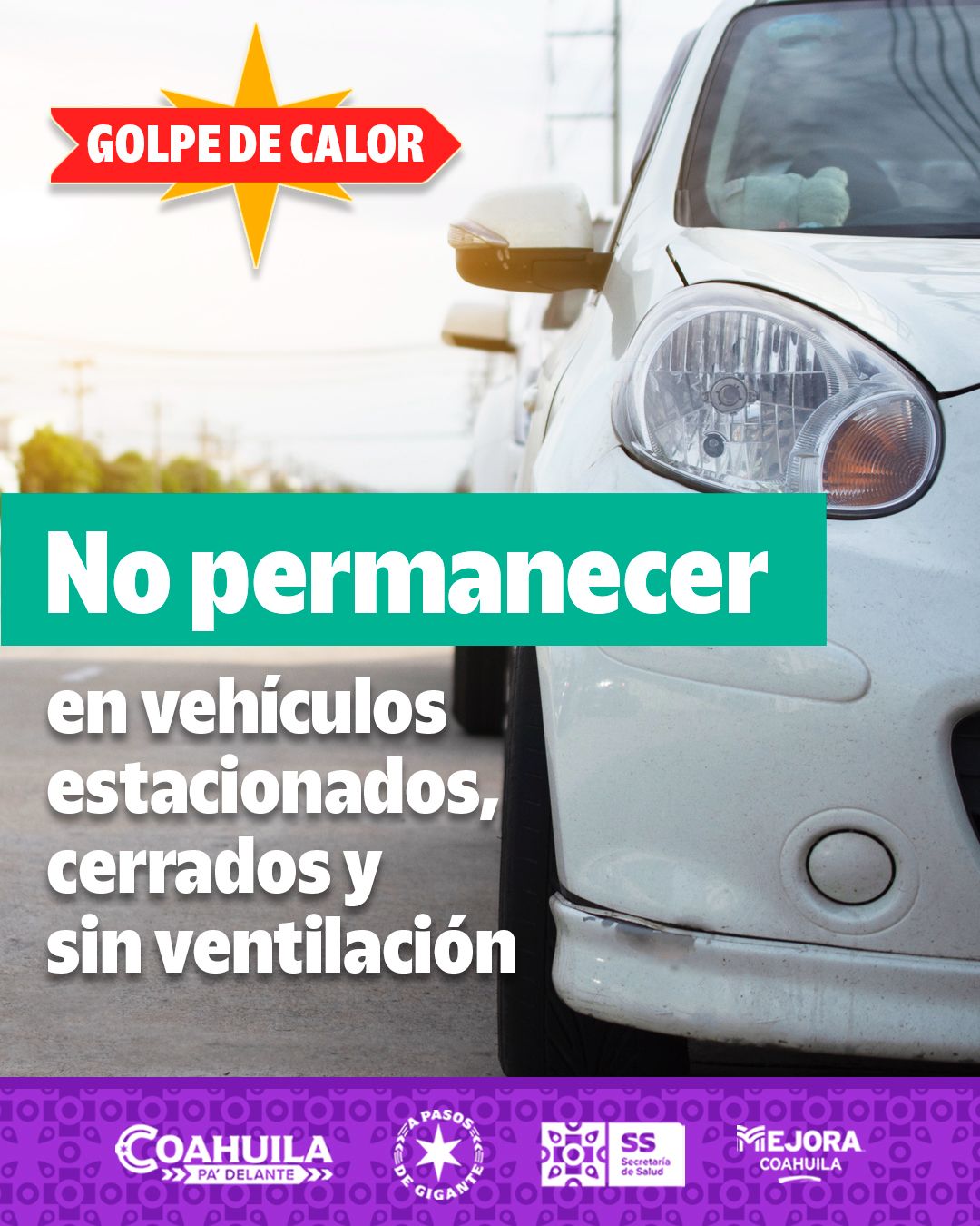 EXHORTA SECRETARÍA DE SALUD A PREVENIR EL GOLPE DE CALOR