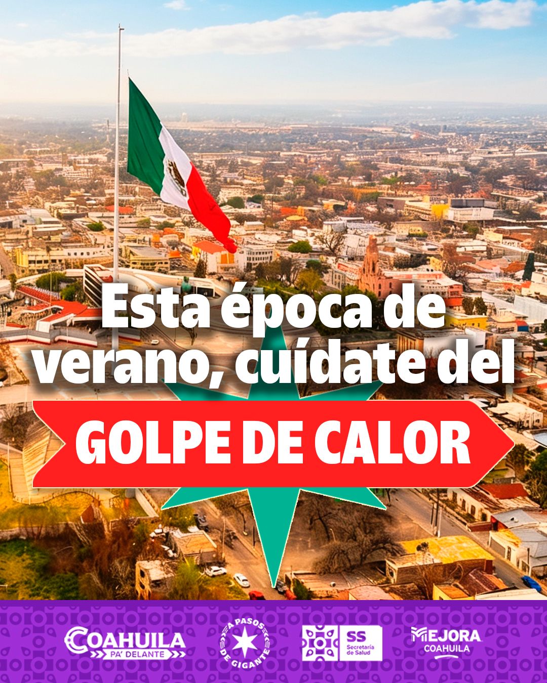 EXHORTA SECRETARÍA DE SALUD A PREVENIR EL GOLPE DE CALOR