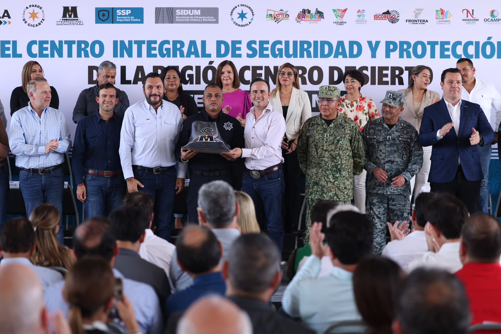 INAUGURAN CENTRO INTEGRAL DE SEGURIDAD Y PROTECCIÓN CIUDADANA EN LA CENTRO DESIERTO