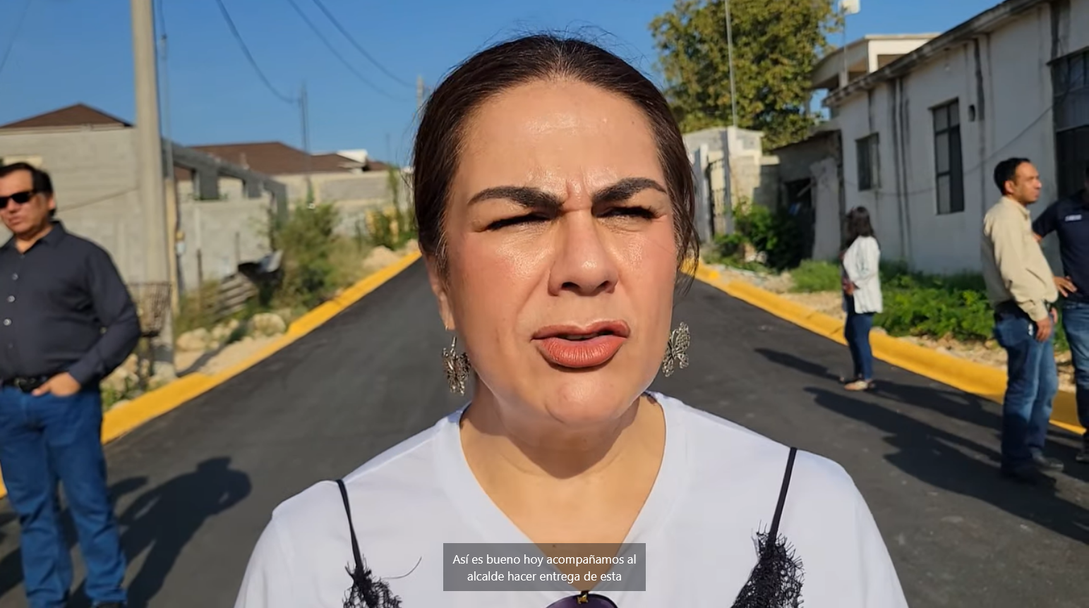 Inauguran pavimentación en colonia Las Torres
