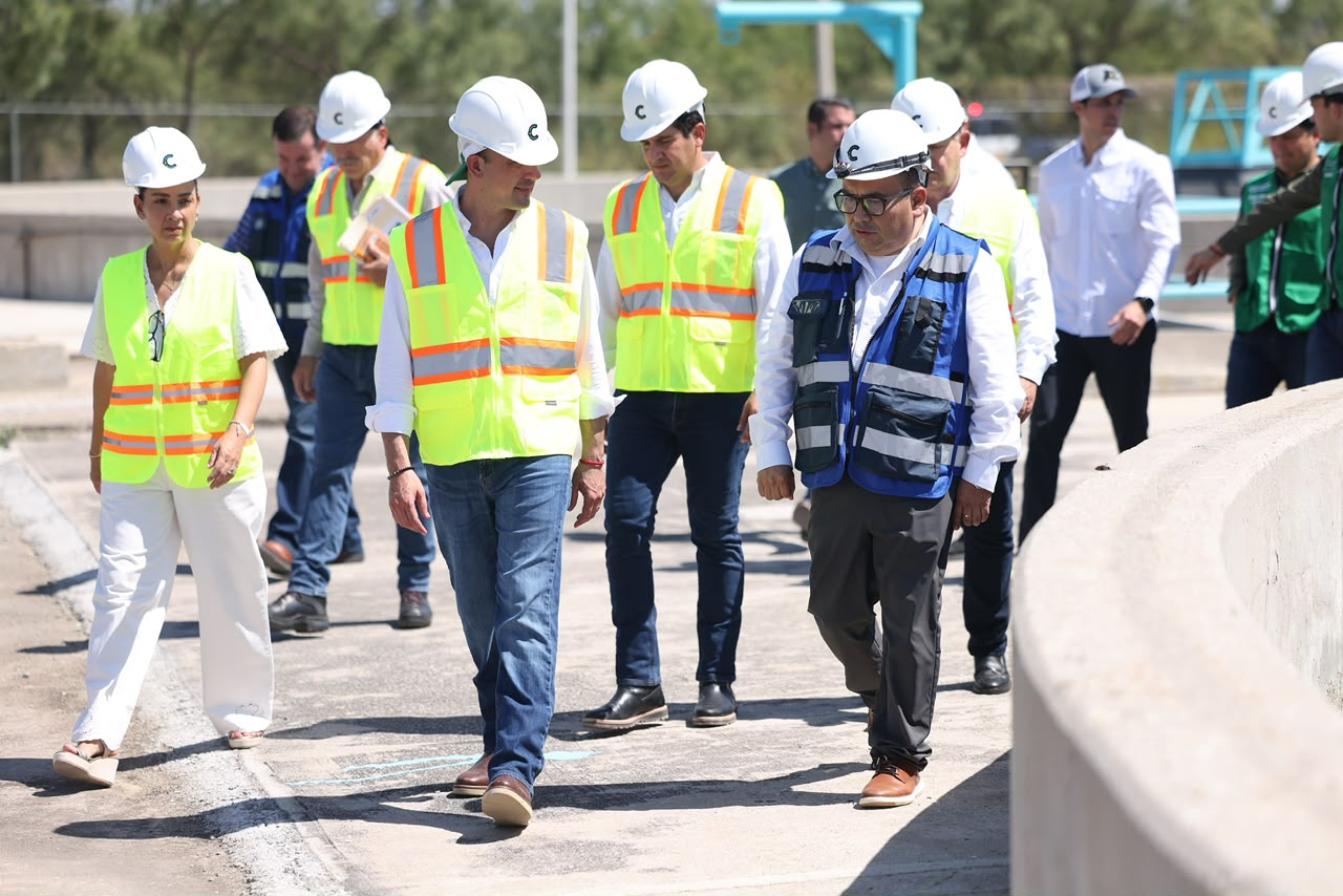LLEGA MANOLO A PIEDRAS NEGRAS CON 155 MDP PARA DRENAJE Y TRATAMIENTO DE AGUA