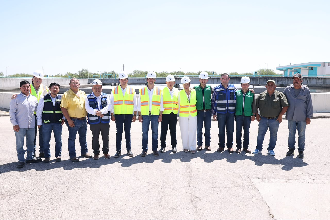 LLEGA MANOLO A PIEDRAS NEGRAS CON 155 MDP PARA DRENAJE Y TRATAMIENTO DE AGUA