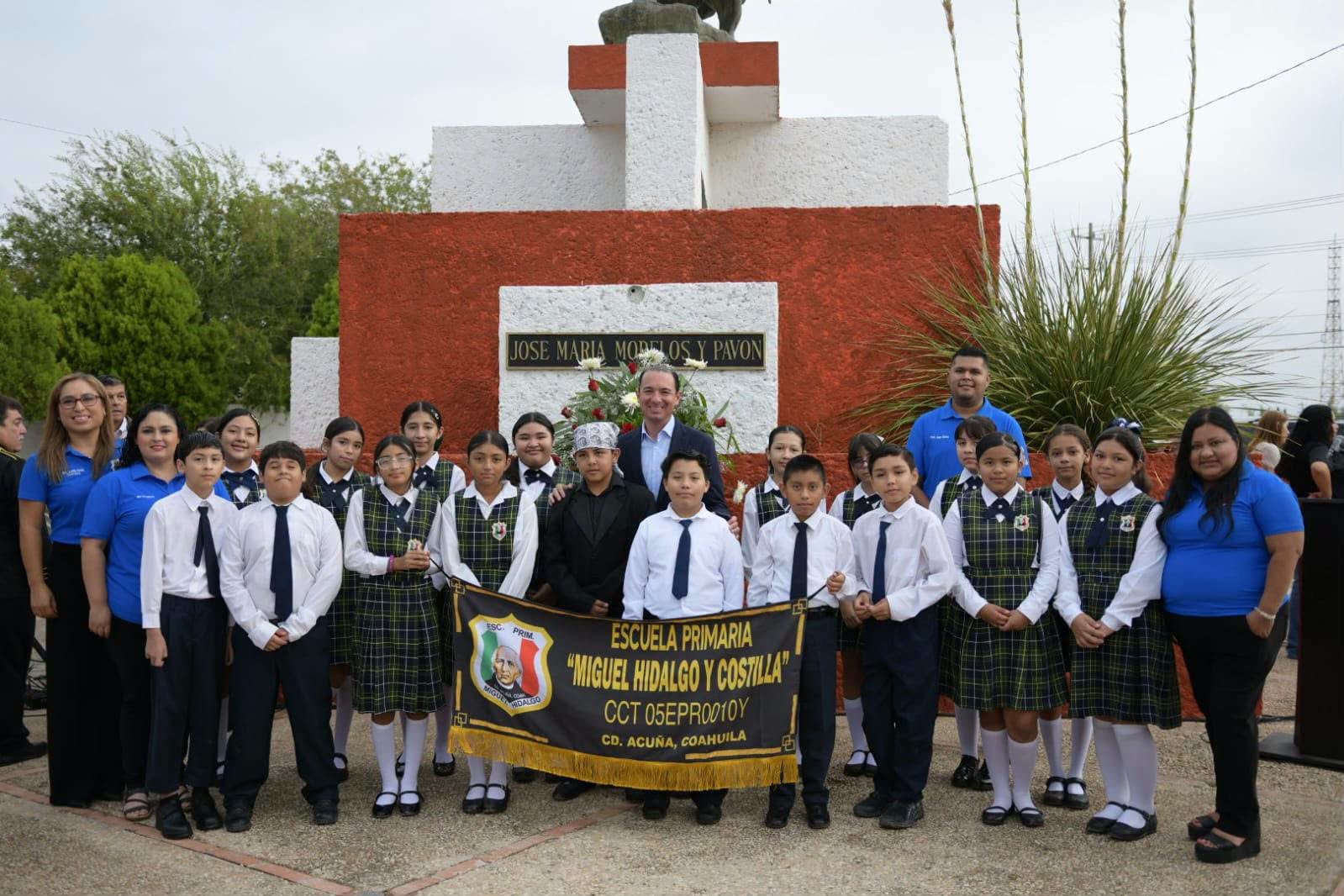 ACUÑA RINDE HOMENAJE A JOSÉ MARÍA MORELOS Y PAVÓN EN EL 261 ANIVERSARIO DE SU NATALICIO