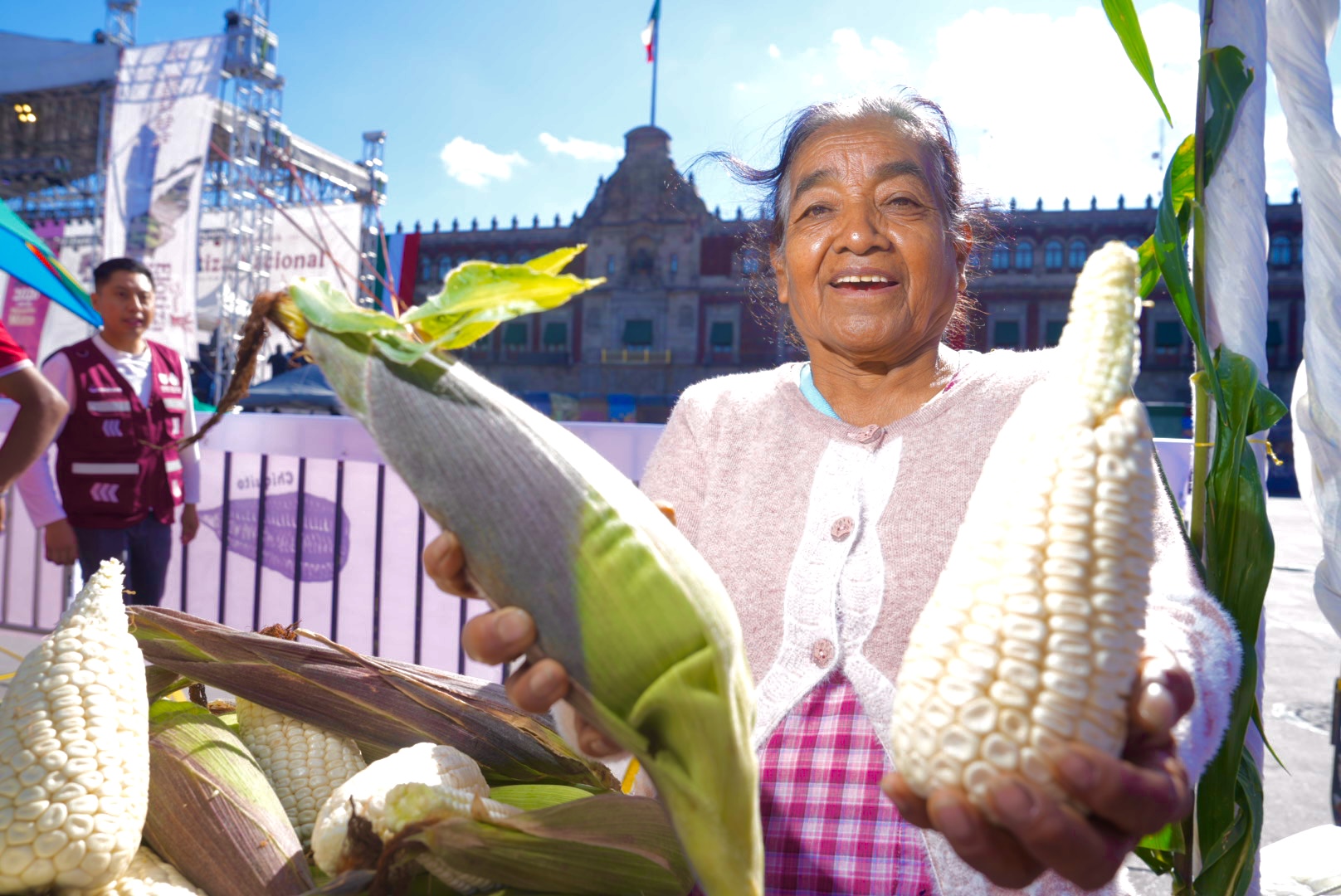 AGRICULTURA celebra el Día Nacional del Maíz con la Gran Elotiza Nacional en el Zócalo capitalino