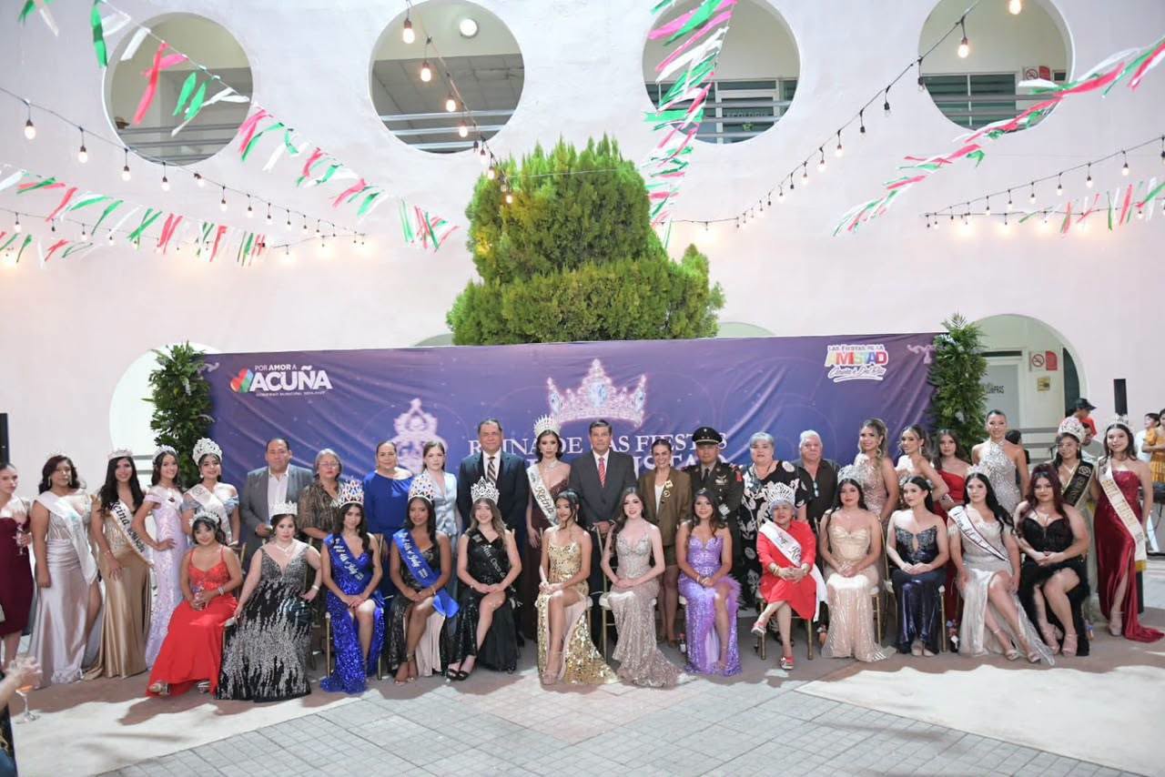 CORONAN A AMOR ITZEL COMO REINA DE LAS FIESTAS DE LA AMISTAD E INAUGURAN LA FERIA DE ACUÑA 2026