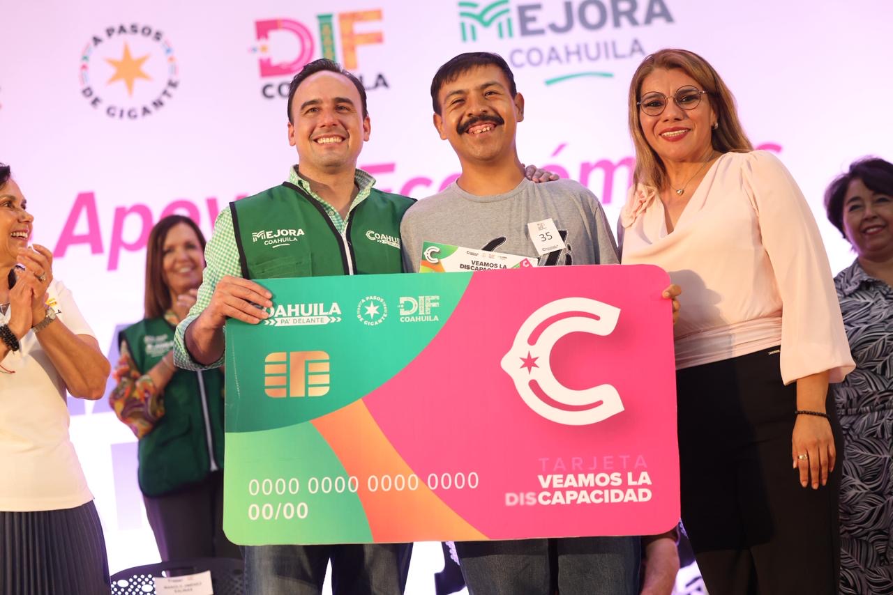 ENTREGAMOS BECAS DE 10 MIL PESOS A MILES DE PERSONAS CON DISCAPACIDAD: MANOLO