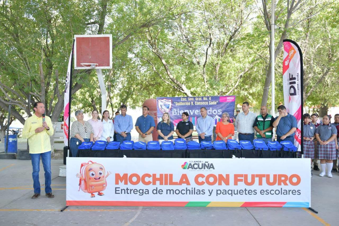 GOBIERNO MUNICIPAL ARRANCA PROGRAMAS “MOCHILA CON FUTURO” Y “CON AMOR A TU MOCHILA”