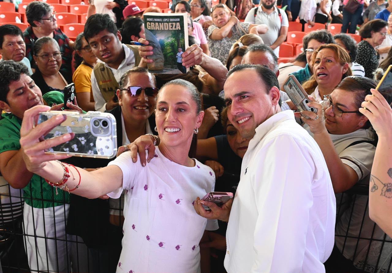 LA PRESIDENTA SIEMPRE SERÁ BIENVENIDA A COAHUILA: MANOLO