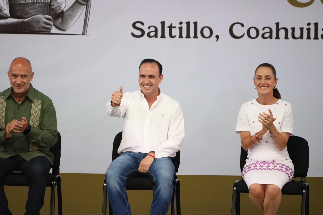 LA PRESIDENTA SIEMPRE SERÁ BIENVENIDA A COAHUILA: MANOLO