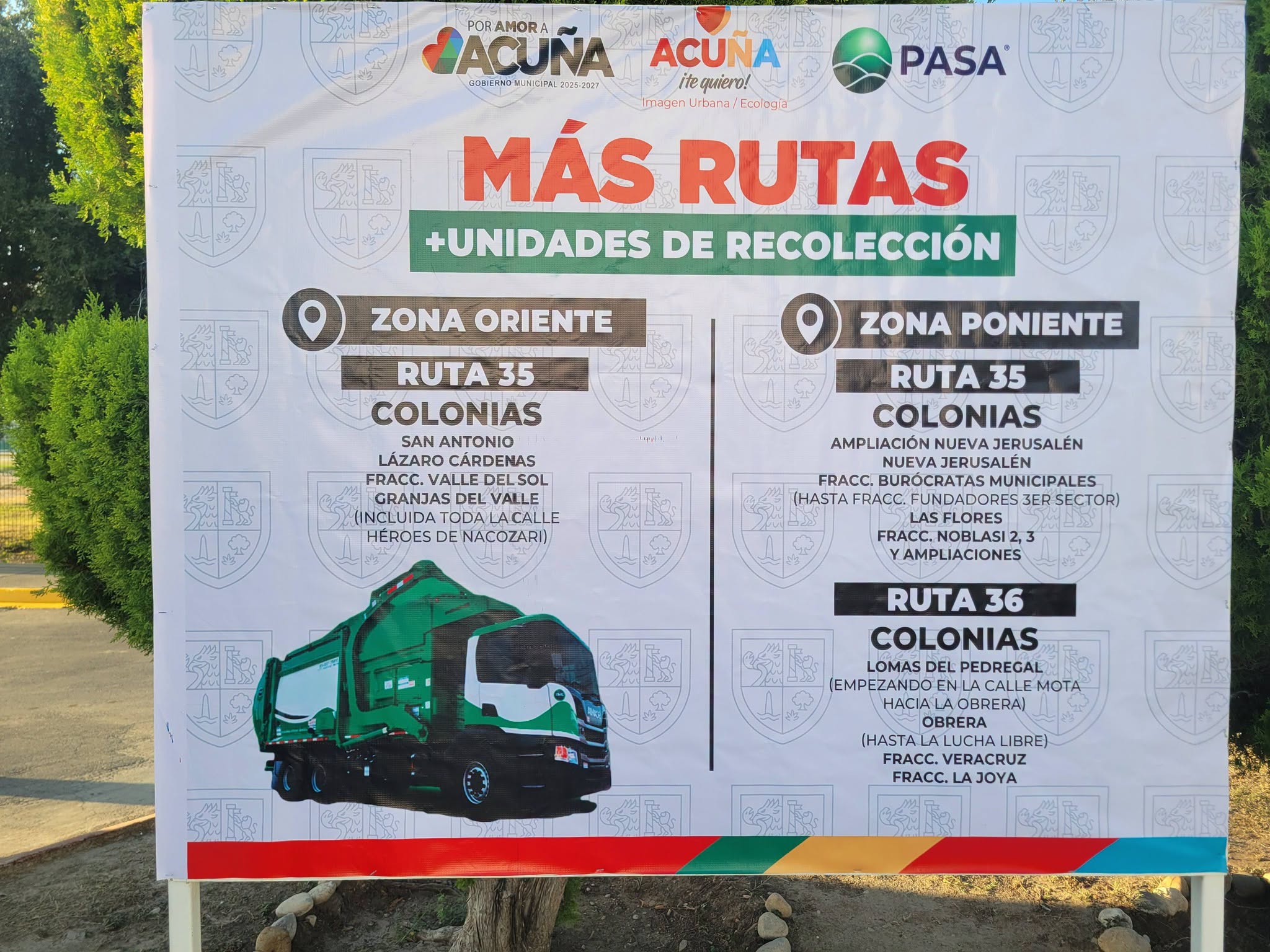 Mejora e incrementa Acuna recolección de basura